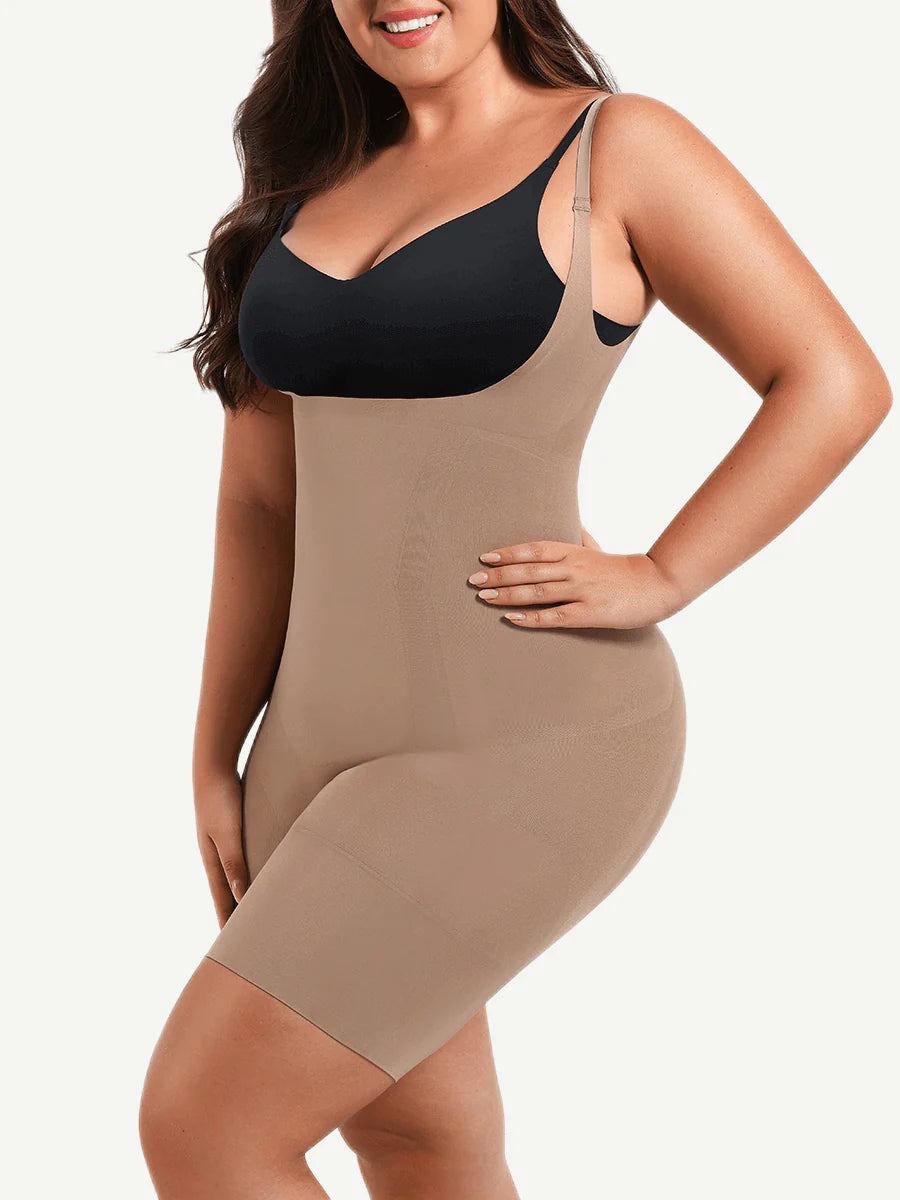 Seamless Shaper Open-Bust Bodysuit