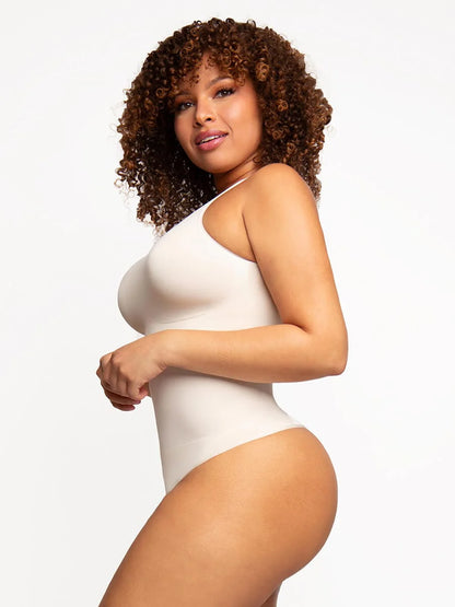 Seamless Shaper Crew Neck Thong Bodysuit