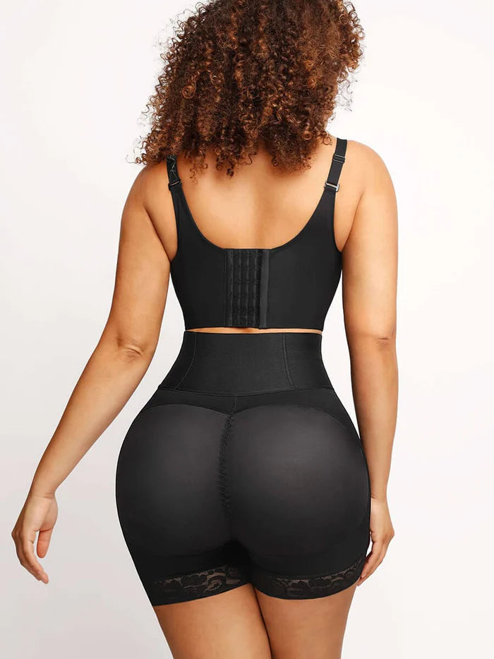 Mid-Waist Compression Booty Boosting Shorts