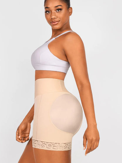 Mid-Waist Compression Booty Boosting Shorts