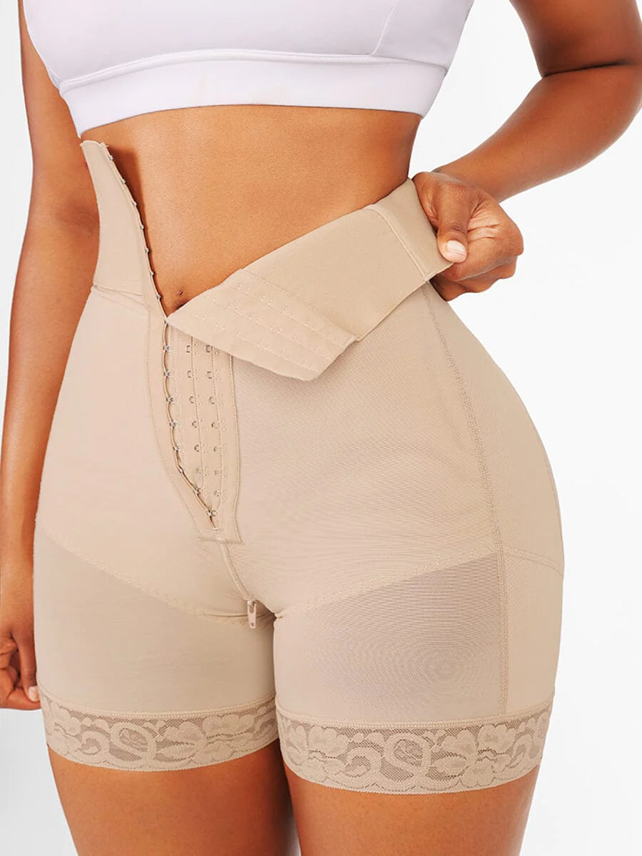 High-Waist Compression Booty Boosting Shorts