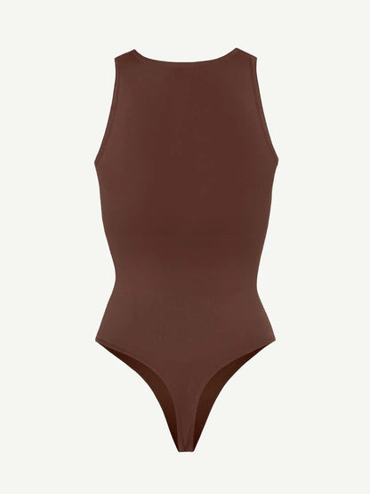 Seamless Shaper Crew Neck Thong Bodysuit