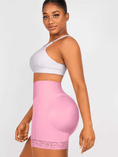 Mid-Waist Compression Booty Boosting Shorts