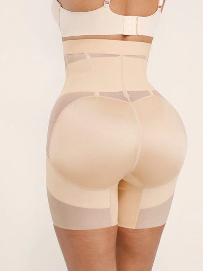 Mesh Waist and Abdomen Control Butt Lifter