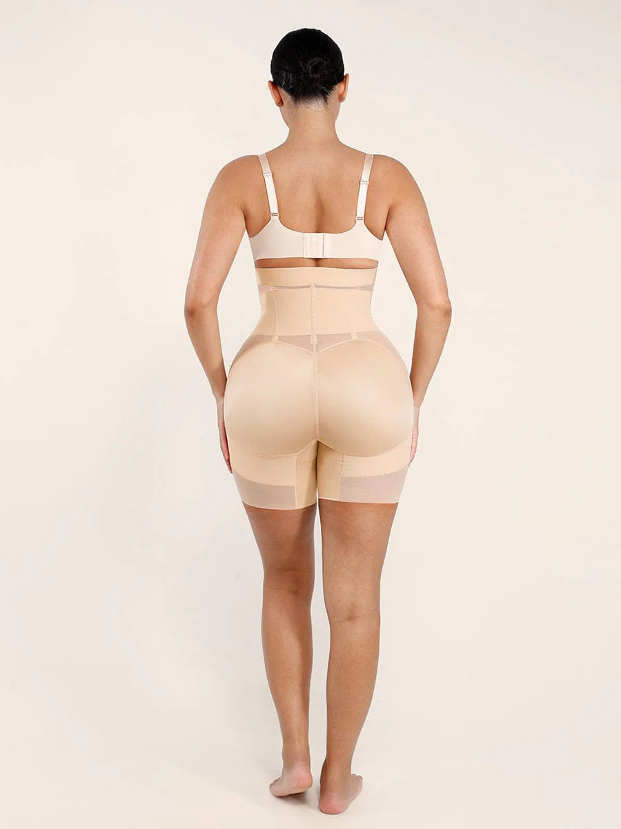 Mesh Waist and Abdomen Control Butt Lifter