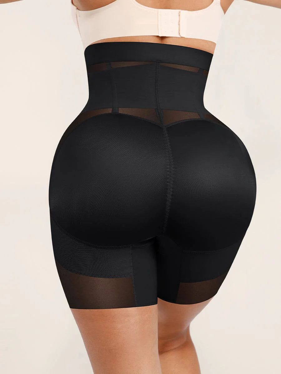Mesh Waist and Abdomen Control Butt Lifter