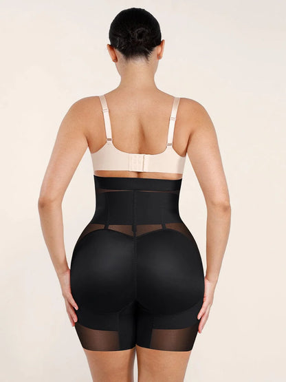 Mesh Waist and Abdomen Control Butt Lifter