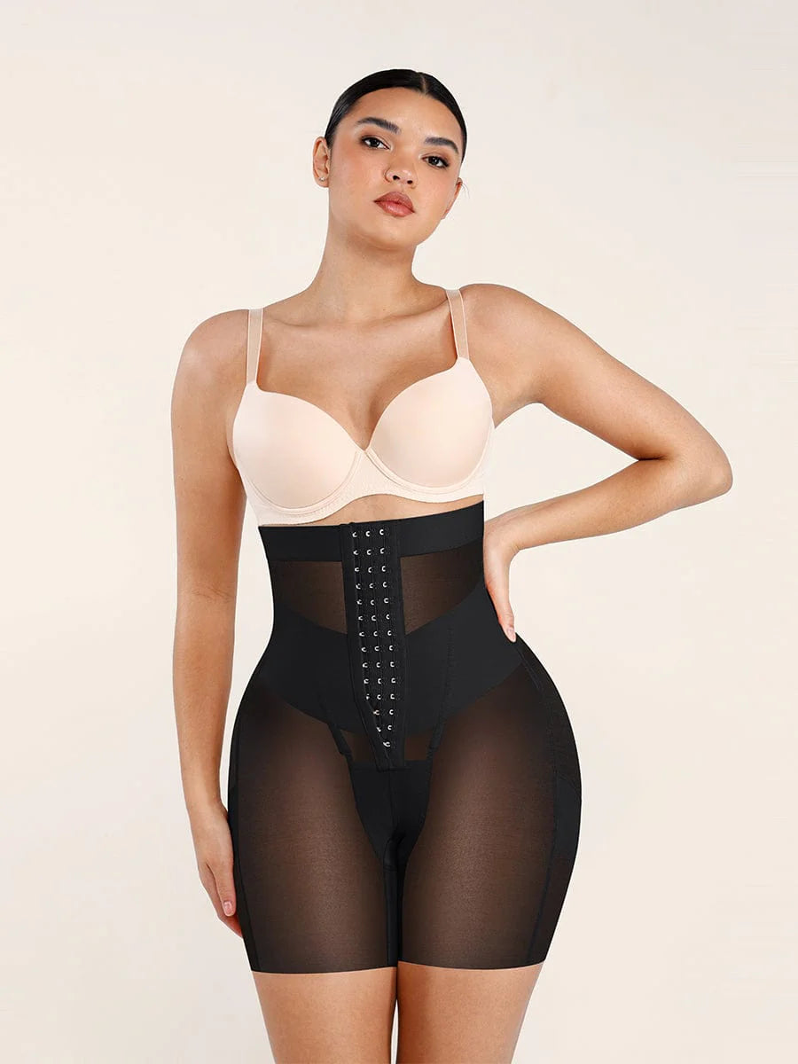 Mesh Waist and Abdomen Control Butt Lifter