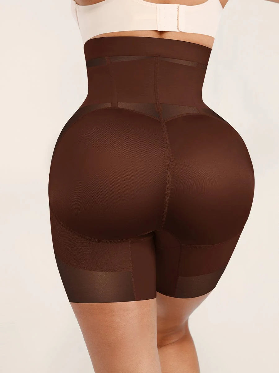 Mesh Waist and Abdomen Control Butt Lifter