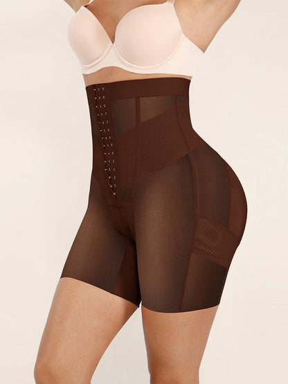 Mesh Waist and Abdomen Control Butt Lifter