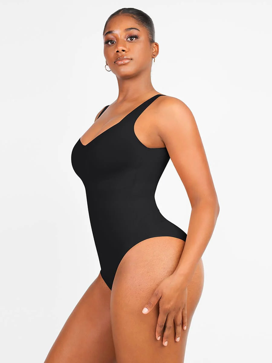 Seamless Shaper V-Neck Bodysuit