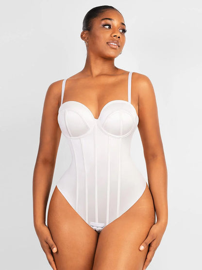 CurveEmbrace Cupped Thong Bodysuit