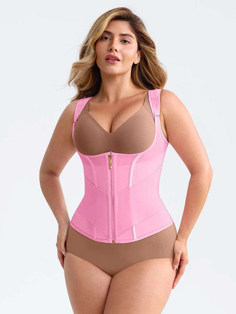 Chest Support Waist Cincher Vest with Adjustable Straps