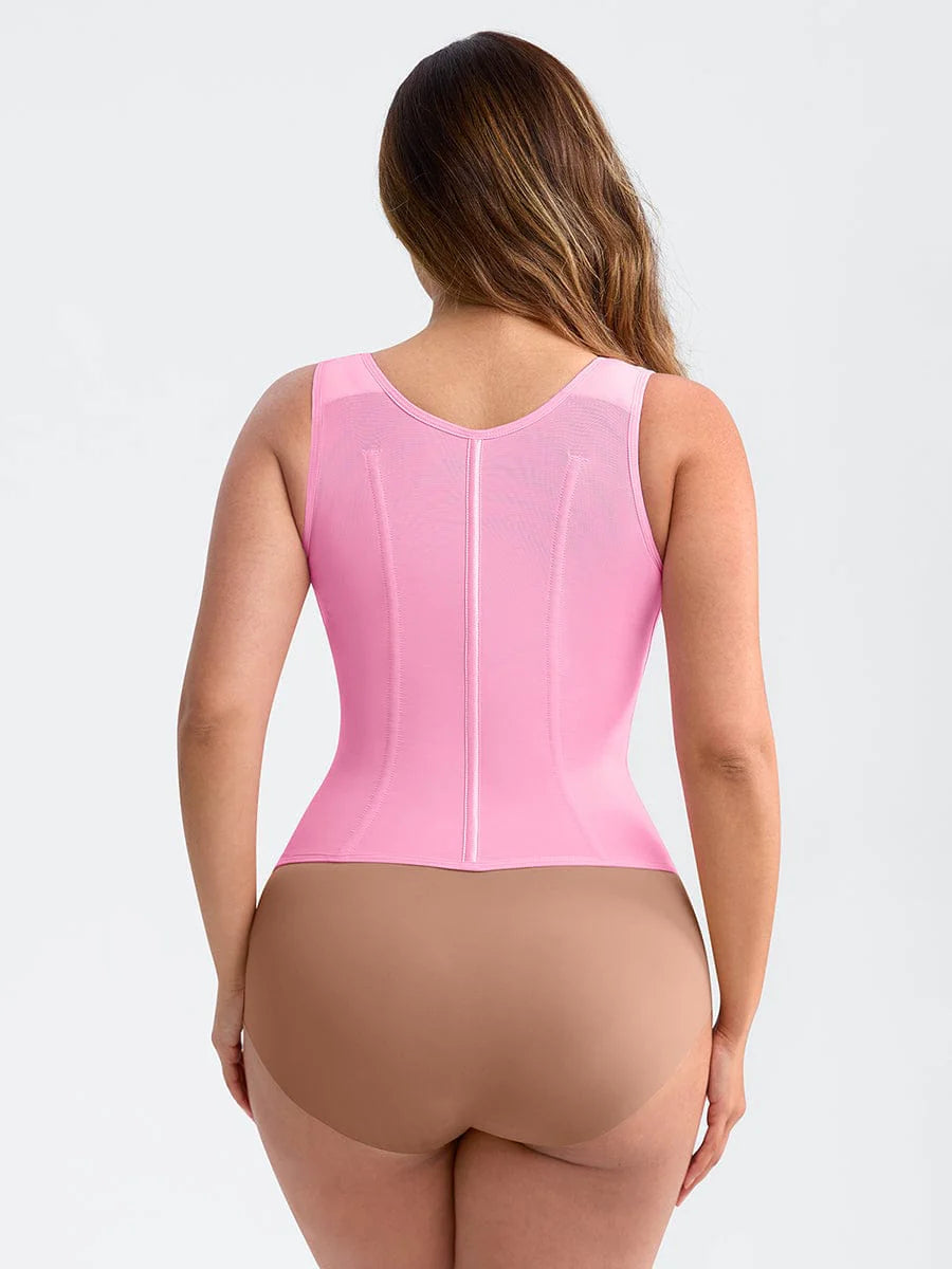 Chest Support Waist Cincher Vest with Adjustable Straps