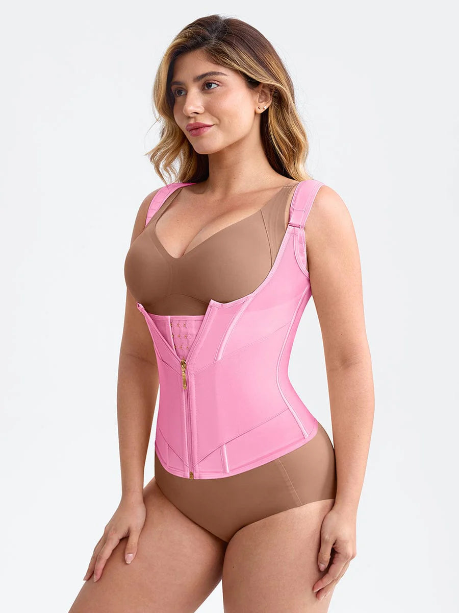 Chest Support Waist Cincher Vest with Adjustable Straps