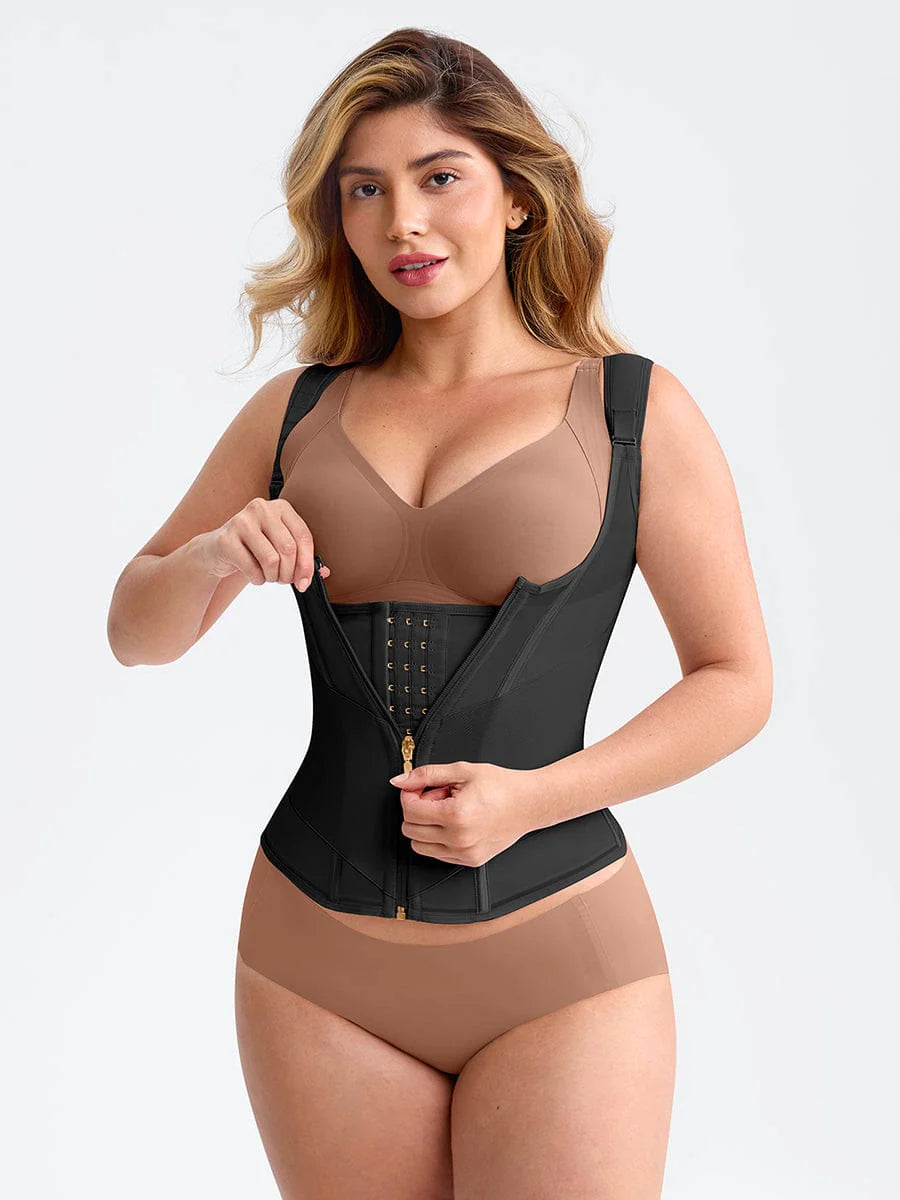 Chest Support Waist Cincher Vest with Adjustable Straps
