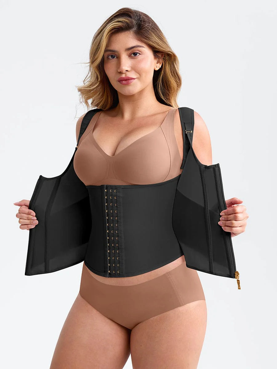 Chest Support Waist Cincher Vest with Adjustable Straps
