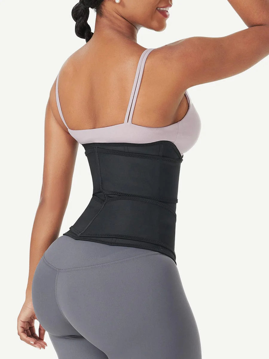 InfinitySculpt Double Belt Latex Waist Trainer