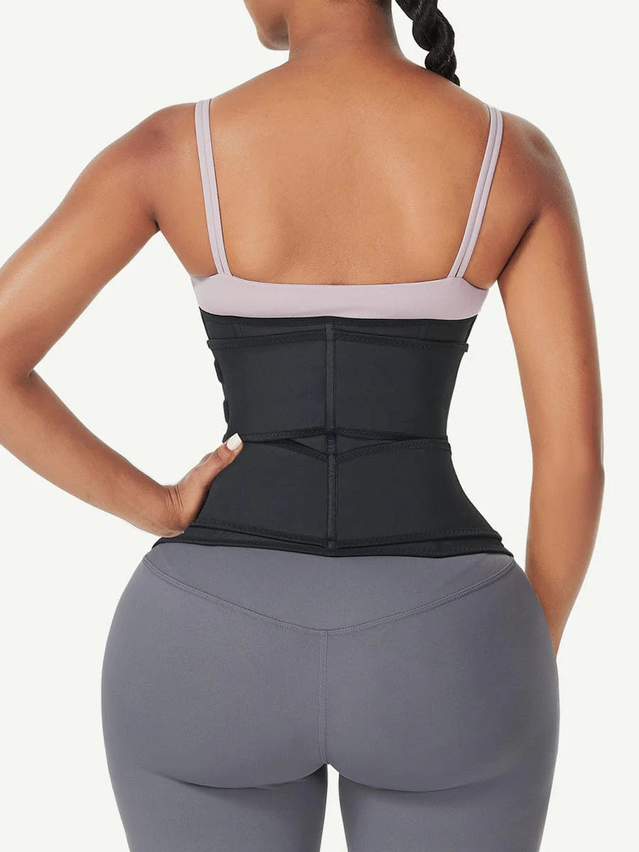 InfinitySculpt Double Belt Latex Waist Trainer