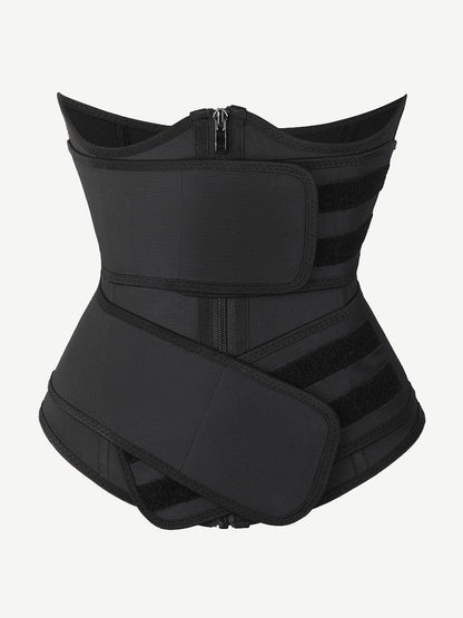 InfinitySculpt Double Belt Latex Waist Trainer